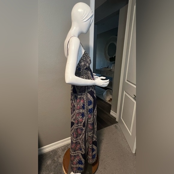 Fire Los Angeles Blue and Pink Maxi Dress Size S - Picture 2 of 8